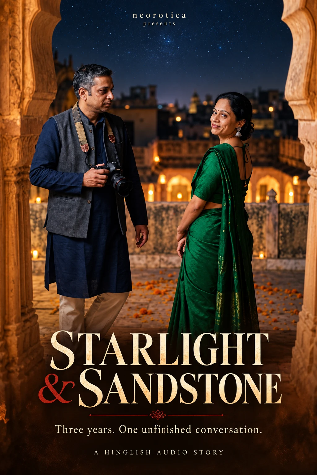 Starlight & Sandstone — Three years. One unfinished conversation.